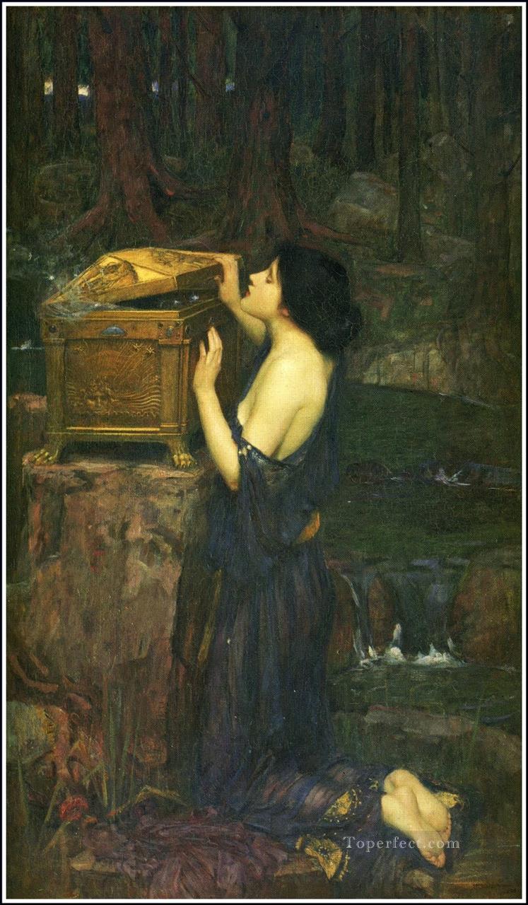 パンドラ ギリシャ人女性 ジョン・ウィリアム・ウォーターハウス油絵